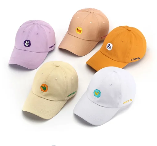 OEM ODM 6 Panel Custom Animals Embroidery Cotton Baseballcaps
