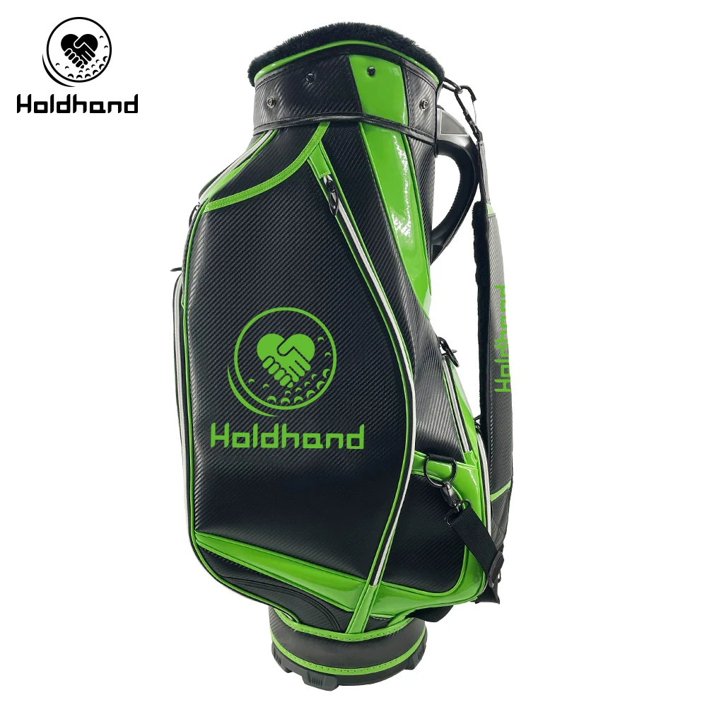 Leather custom design factory price golf bags golf tour bag golf staff bag