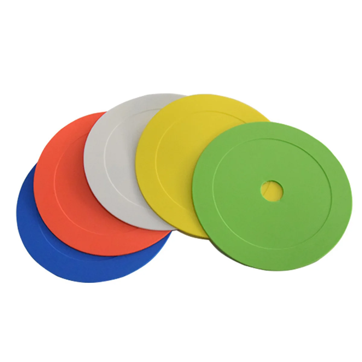 6 Inch Marker Disc Flat Cones Soccer Football Cones Plastic Marker Disc Cones For Hockey Basketball Training Agility Equipment