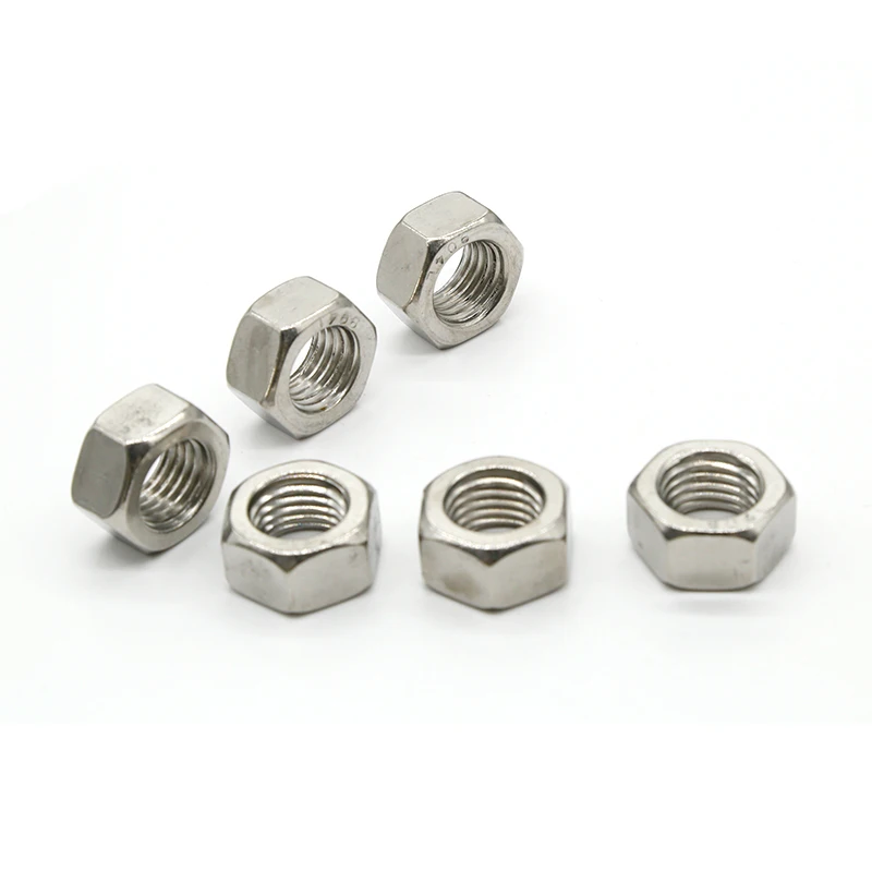 ASME B18.2.2 Plain Finish 3/16' 1' 2' 3' UNC Stainless Steel 304 A194-8 Hex Nuts