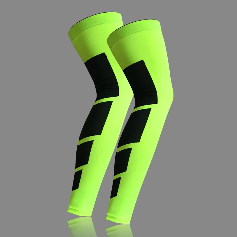 Breathable Elastic Leg Compression Sleeves Knee Sleeves for Basketball Football