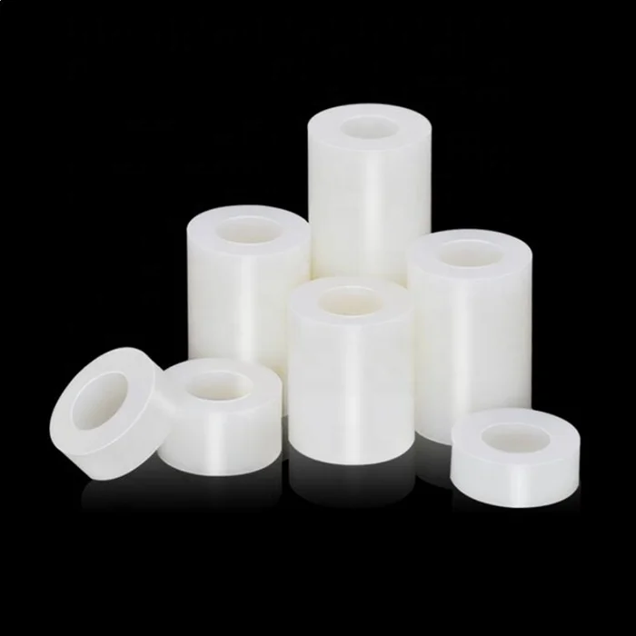 Nylon white PCB spacer round washer nylon round standoff