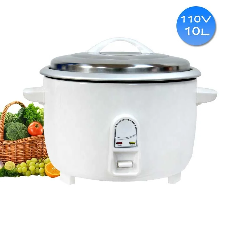 10L big size Rice Cooker 110V Volt 60HZ Mechanical Multifunctional Simple large Marine drum Rice Cooker