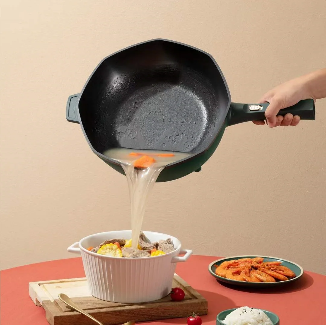 1500W Fast outdoor Cooking 4.5L Electric Multi mini rice cooker kitchen appliances gadget food steamer pot electric fry pan
