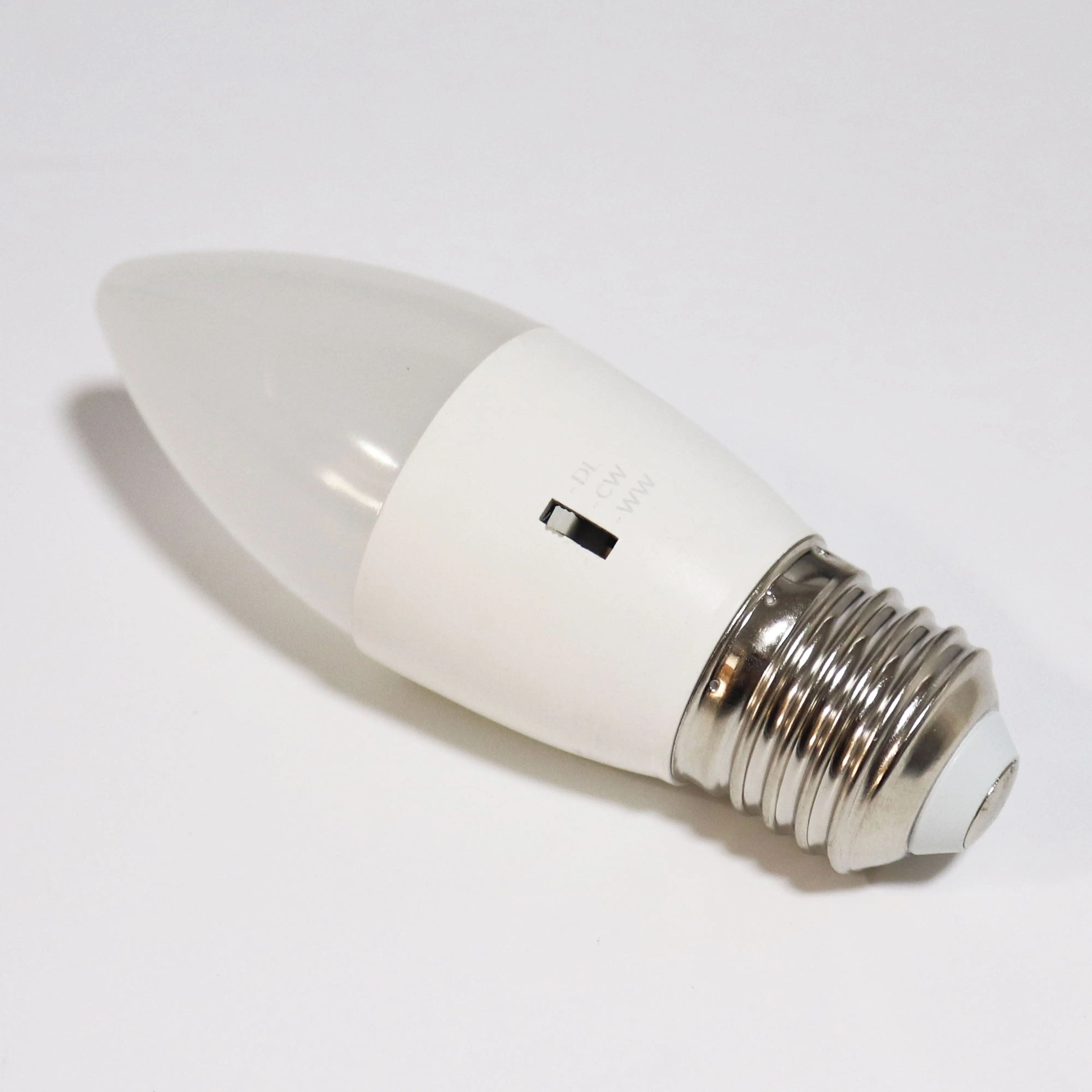 Europe Australia Standard Warranty 5-Year SAA 3CCT Dimmable E14 E27 led candle bulb 5W custom logo led spherical lamp light