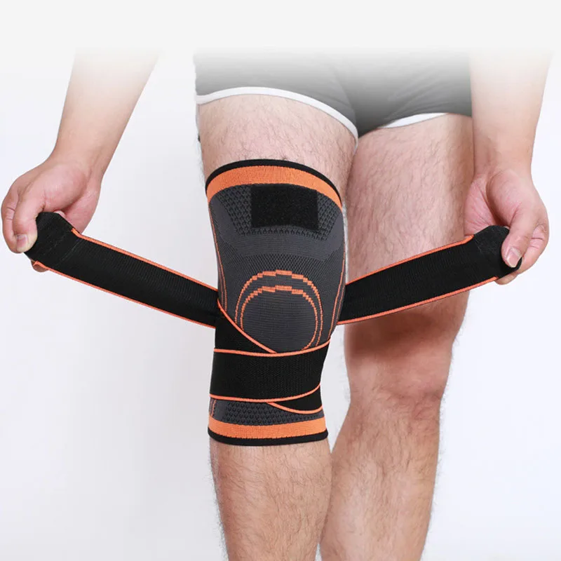 Sports Knee Pads Knit Leggings Fitness Running Basketball Badminton Skiing Knee Sleeve