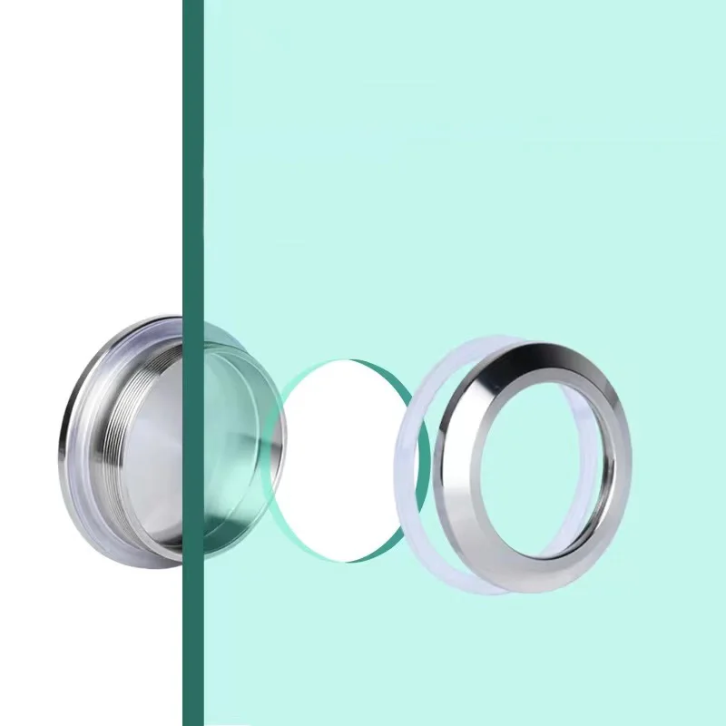 Polished Satin Finish Round Glass Door Pull Handle Bathroom Shower Door Hardware Fitting