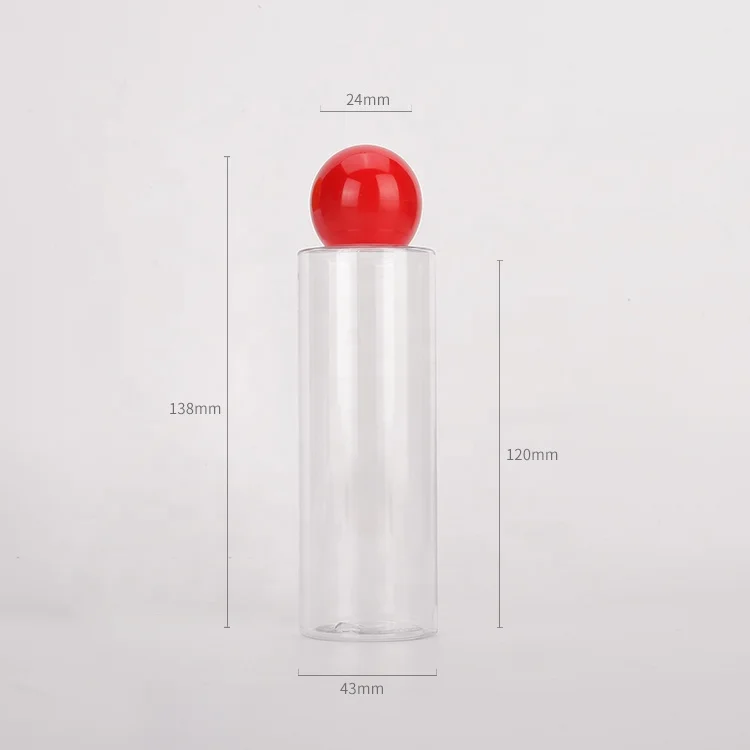 Free Sample Color Customization 150ml 5oz  White Clear Empty Serum Toner Plastic Bottle Cosmetic PET Packaging