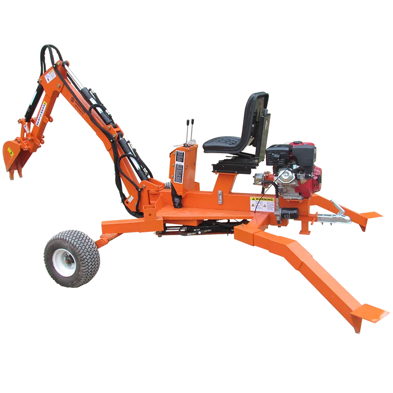 Sinolink буксируемый 15HP Atv экскаватор-погрузчик