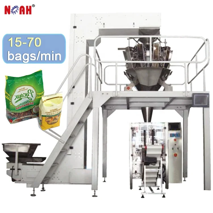 DXD-520 Automatic Chocolate Biscuits Food Potato Chips Salt Bag Packing Machine Sugar Packing Machine
