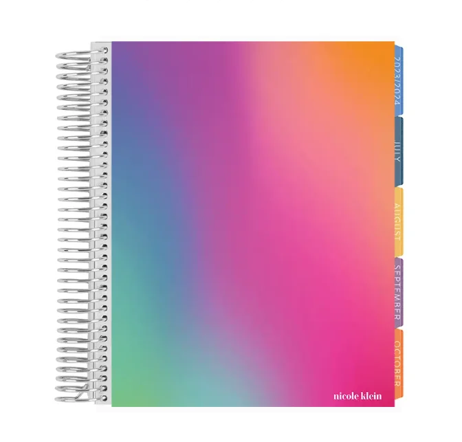 Голографическая записная книжка a5 dot grid