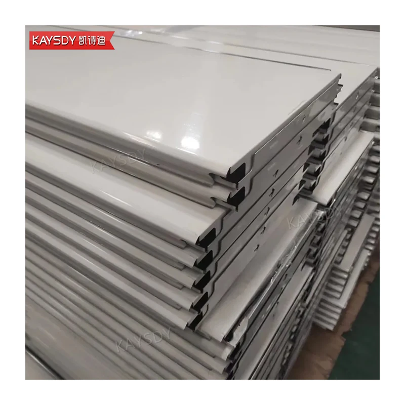 latest pop ceiling design material flexible ceiling tiles acoustic lightweight aluminum linear ceiling for indoor decoration