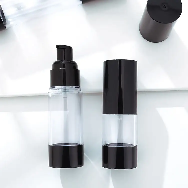 Wholesale 15ml 30ml 50ml 80ml 100ml 120ml Plastic Airless Pump Bottle For Skin Care Cosmetic Packaging