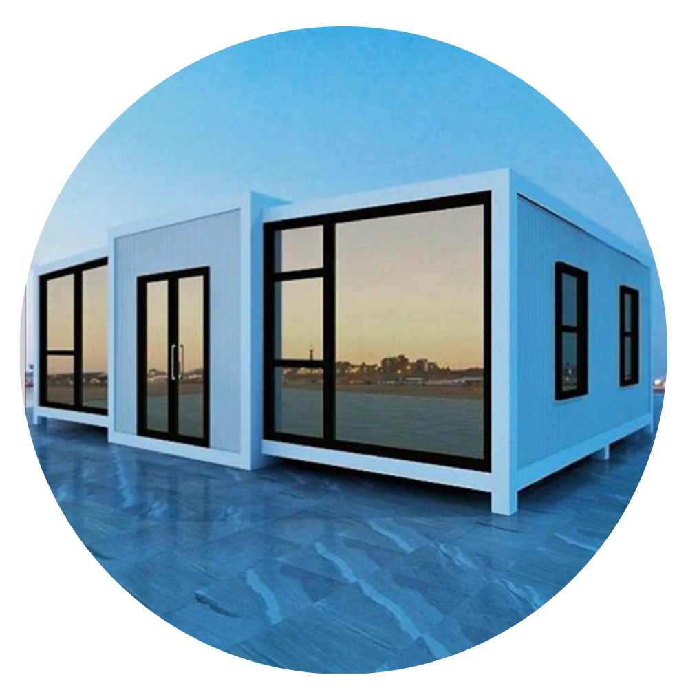 shipping expandable container house 40ft 3 bedrooms luxury prefab homes