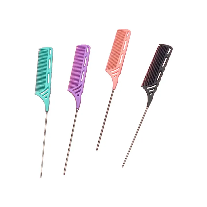 Расческа с логотипом «крысиный хвост», Острый гребень из стали