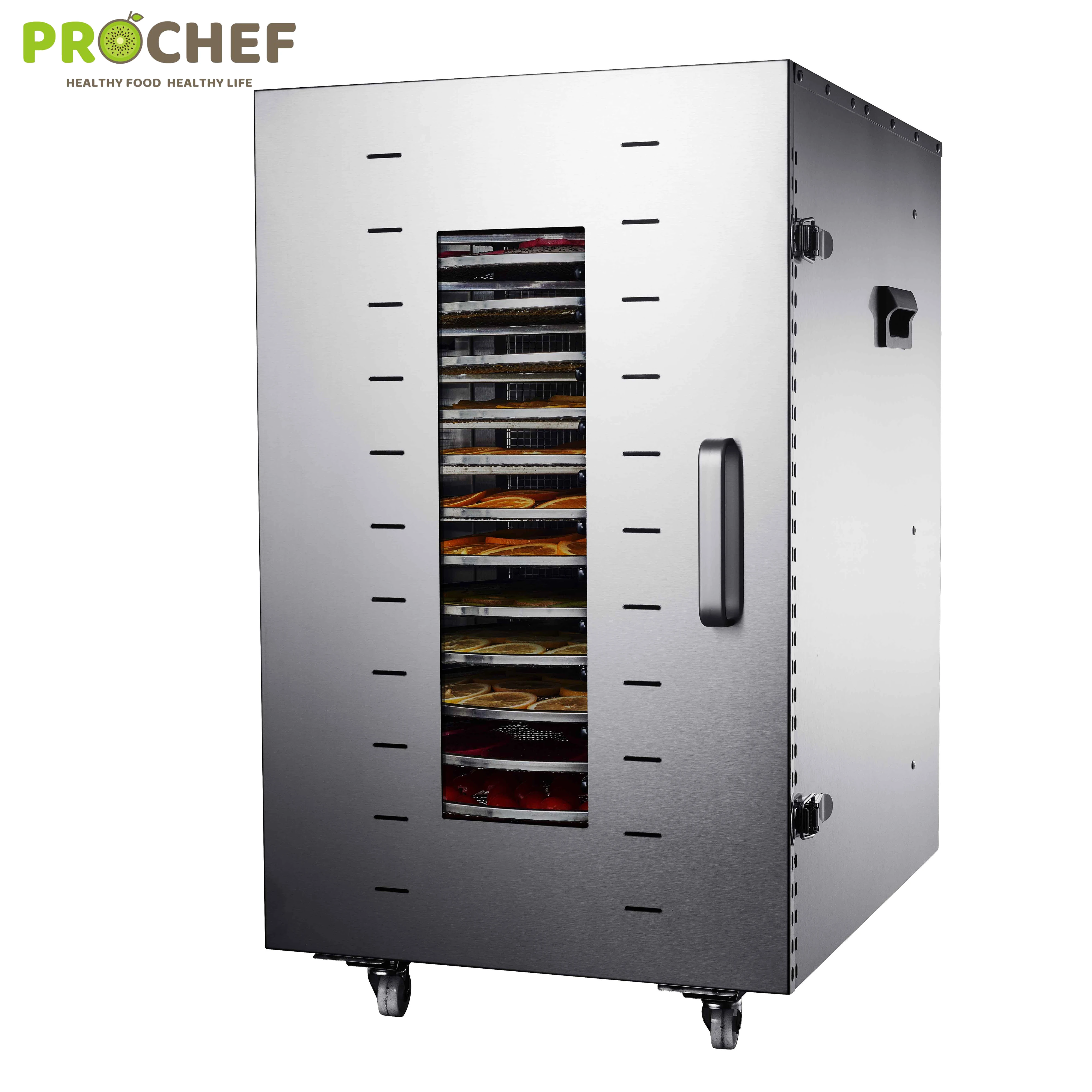 
rotatable 16 trays electric stainless steel fish food drying machine 