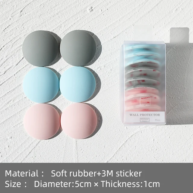 Лидер продаж мягкая резиновая Водонепроницаемая Бесшумная ручка пробка для подушки 50 мм самоклеящиеся круглые дверные ограничители