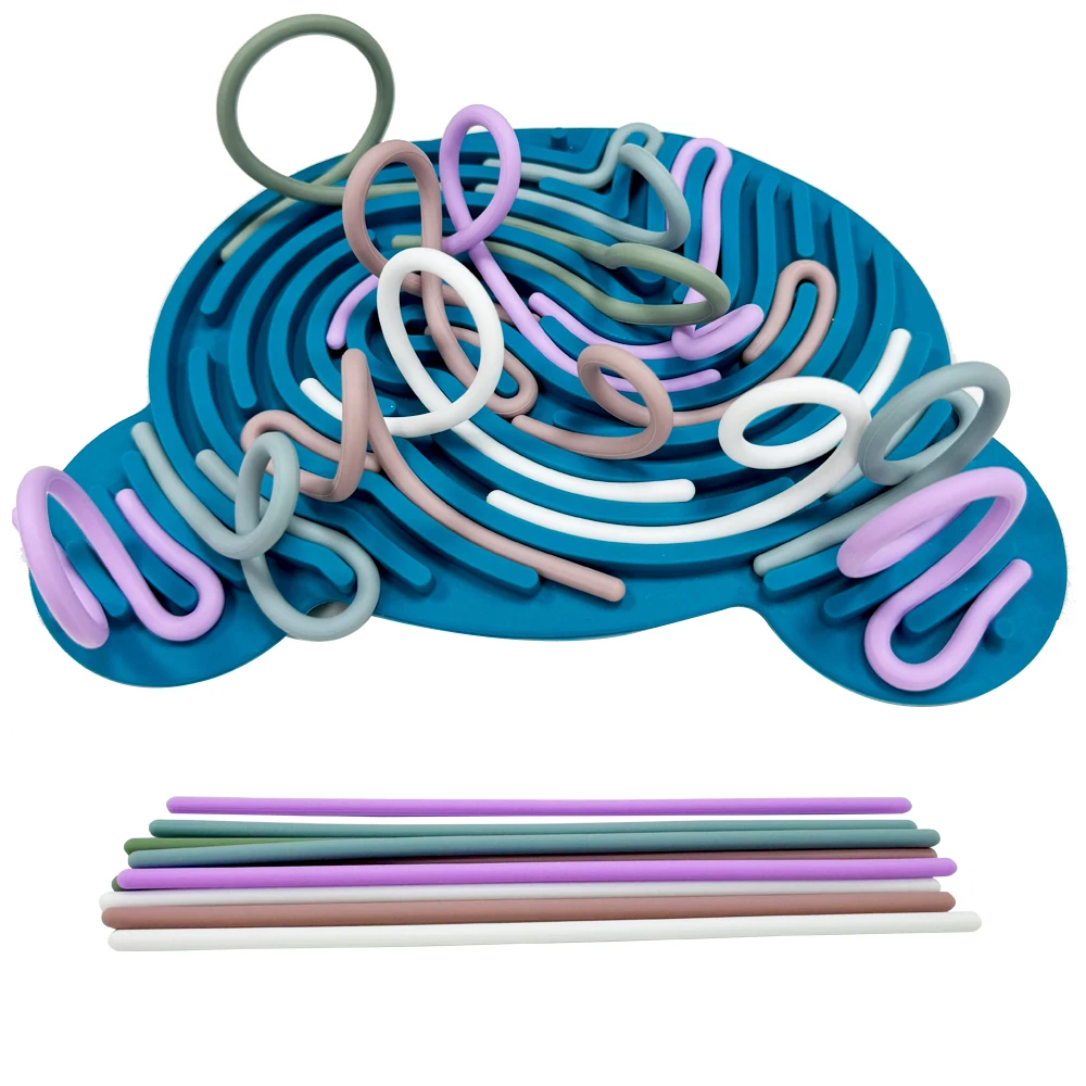 2024 New Kids Toy Magic Double Side Calm Down Fidget Toy kids children baby CPC Silicone Sensory Activity Board