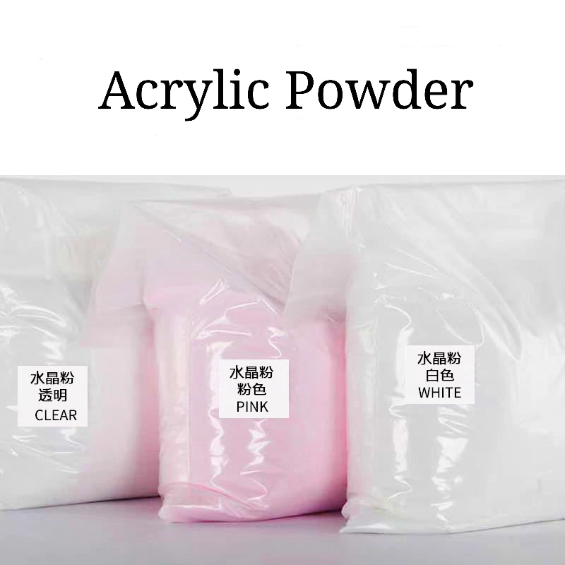 new arrival clear pink white acrylic powder for acrylic nails