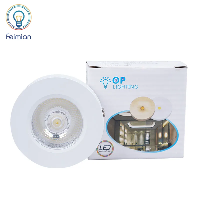 FEIMIAN Brand Factory IP44 5W Direct Round Ceiling ABS Led Panel Light