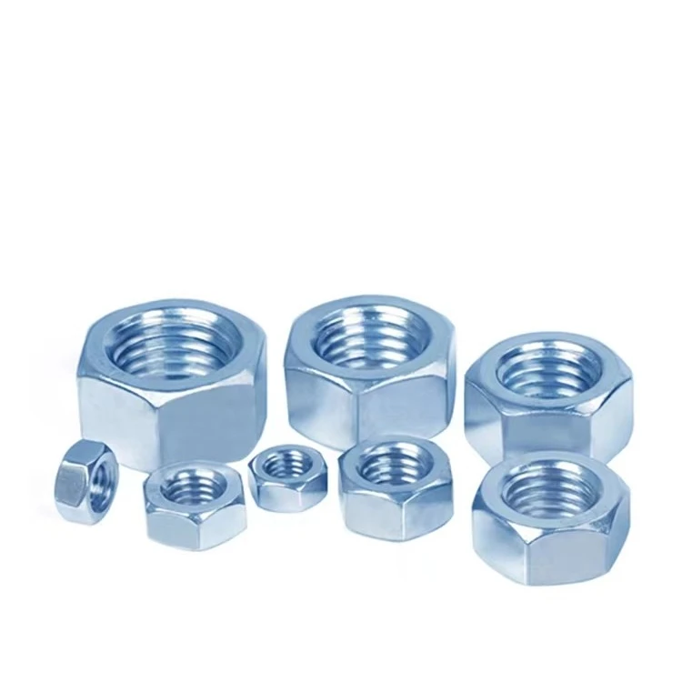High quality DIN934 stainless steel/iron galvanized 4.8 grade 8.8 grade 10.9 hexagon nut