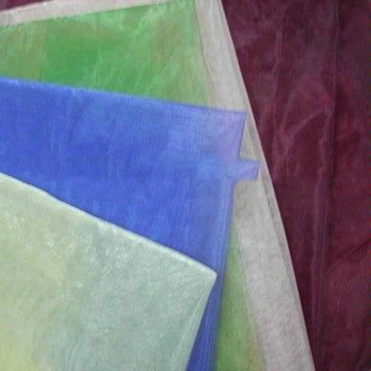 Новейший дизайн, высококачественная ткань, полиэстер, нейлон, двухцветная ткань из органзы для платья