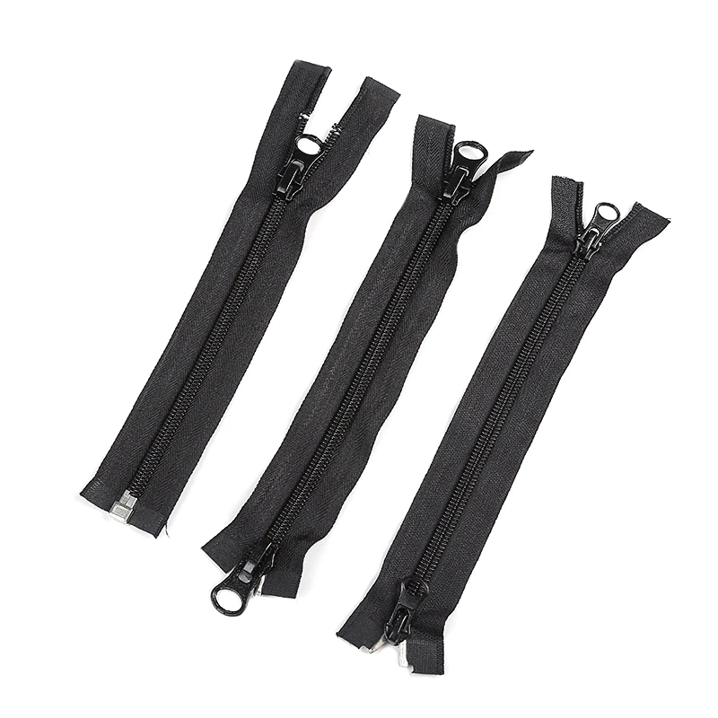 High Quality Best Price Sustainable Close-end Custom Nylon Zipper Two Sliders Autolock Slider