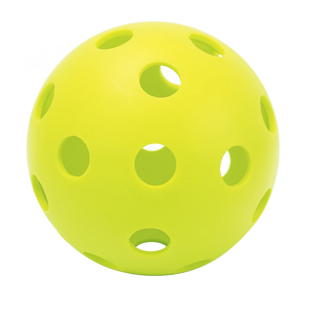 Factory wholesale Plastic 26 Holes Pickleball Balls With Mesh Bag Include Six 7.3CM Balls