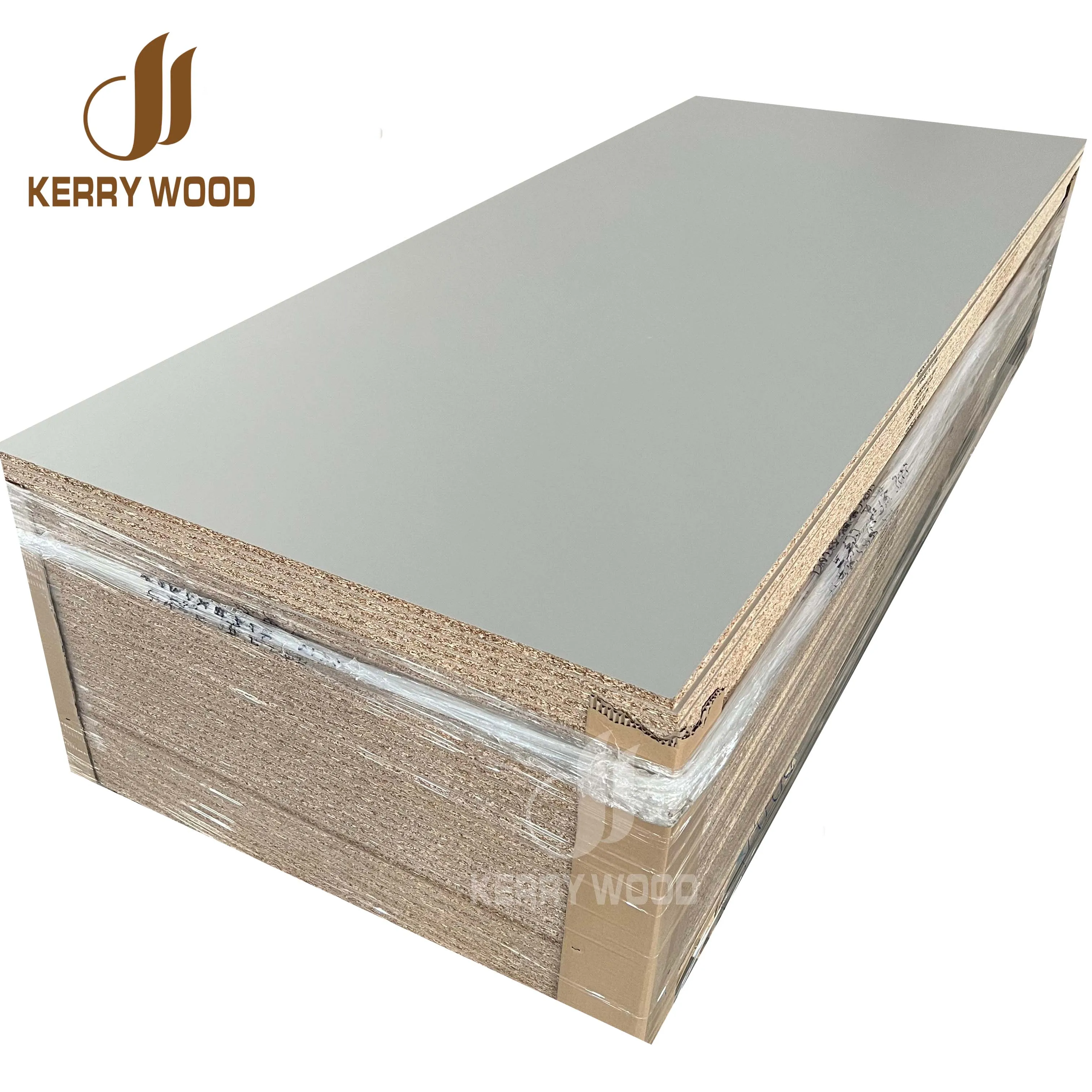 Wholesale Melamine Laminated Chipboard 12mm 15mm 16mm 18mm 25mm Furniture Grade White Particle Board