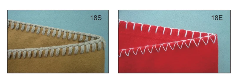 QK-18 Double sided straight type I Crochet Stitch Overlock Sewing Machine