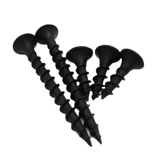 Good Price 25mm Metal Drywall Screws Manufacturer 1-5 inch Custom bi Metal Black Drywall Screws for Cabinets Sale In Mid East