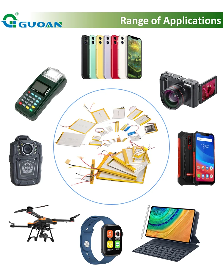 376587 3100mah 3.7v fireproof ultra thin cheap battery for smart watch golf cart  lithium polymer ion battery cells pack