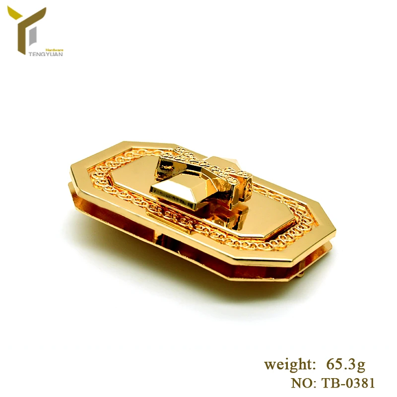 Turn Handbag Hardware Purse Fasteners Small Flip Jewelry Box Twist Lock For Bag