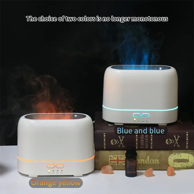 New Trends 180ml 5V USB 24V Power Adaptor Blue Flame Difuser Air Humidifier Aroma Diffusers