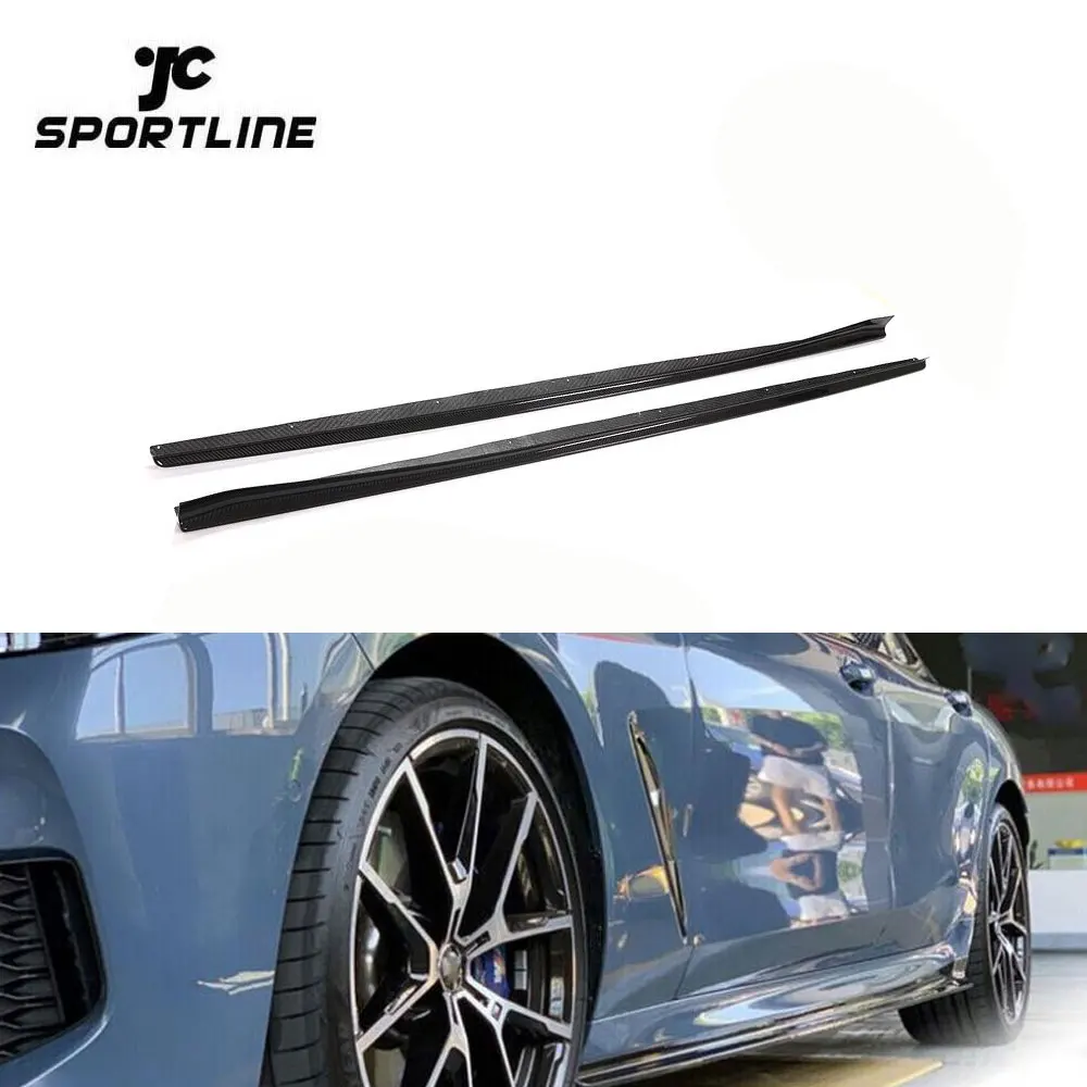 Боковые удлинители PREG M850i из углеродного волокна для BMW 8 серии G16 Msport F93 M8 2018 2022 4-дверный седан