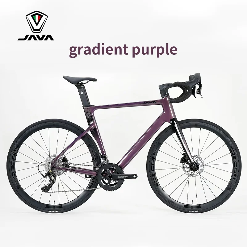 JAVA SILURO6 TOP Road Bicycle Carbon Fiber Fork Cycling Racing Bike Hydraulic Disc Brake Thru Axle 24 Speed Siluro 6 Top R7120