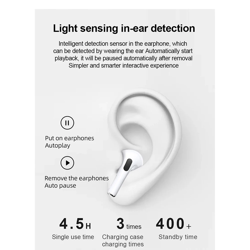 
Air 3 tws bluetooth headphones pro airoha 1562 earphones Portable wireless earphone for phone pk i9s i12 i9000 i900000 