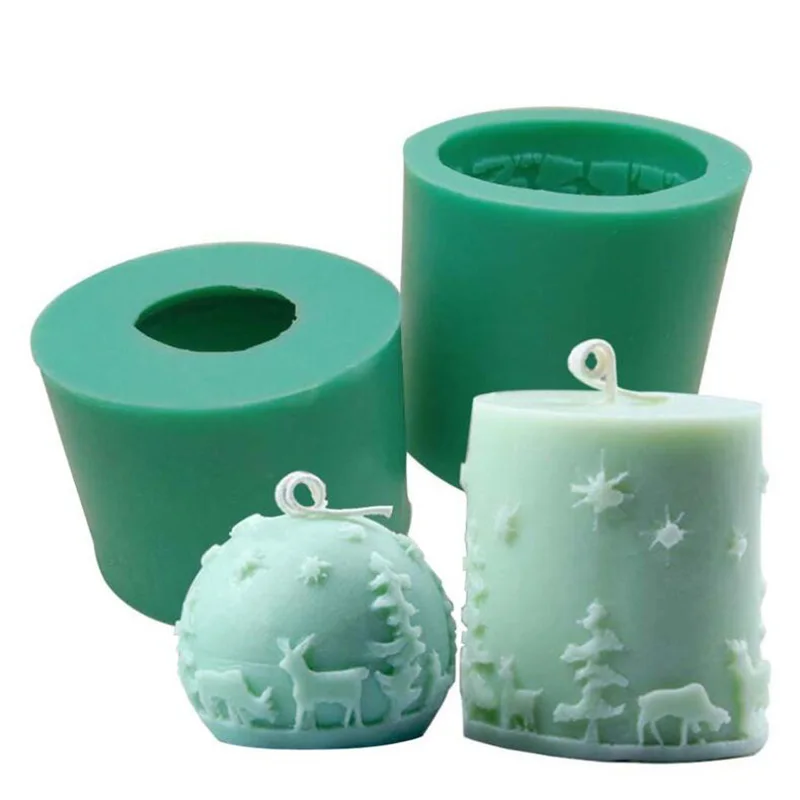 Высококачественная силиконовая форма для свечей изготовления мыла