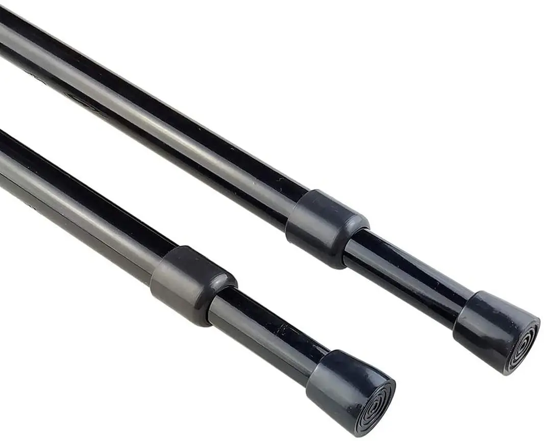 Wardrobe Antiskid Hotel iron Round Fixed Shower Curtain Bathroom curtain Rod curtain pole