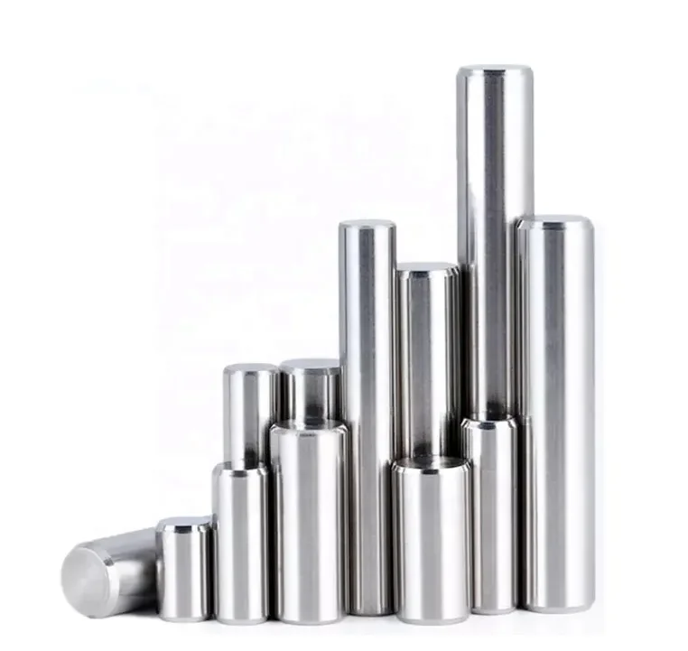 High precision 1/4' 1/8' m4 stainless steel straight metal external thread hollow hollow cylindrical shaft dowel pin
