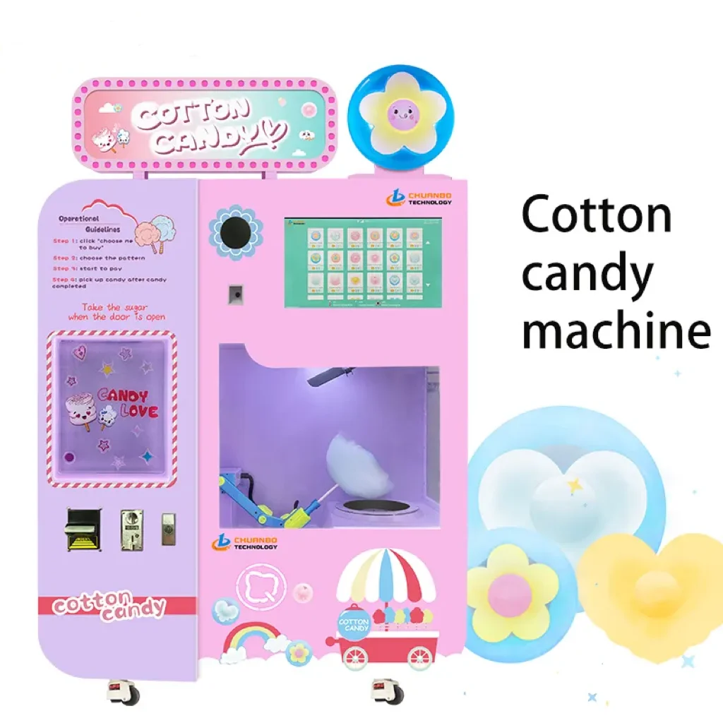 Shenzhen hot sale snack equipments / commercial electric cotton candy machine /floss machine