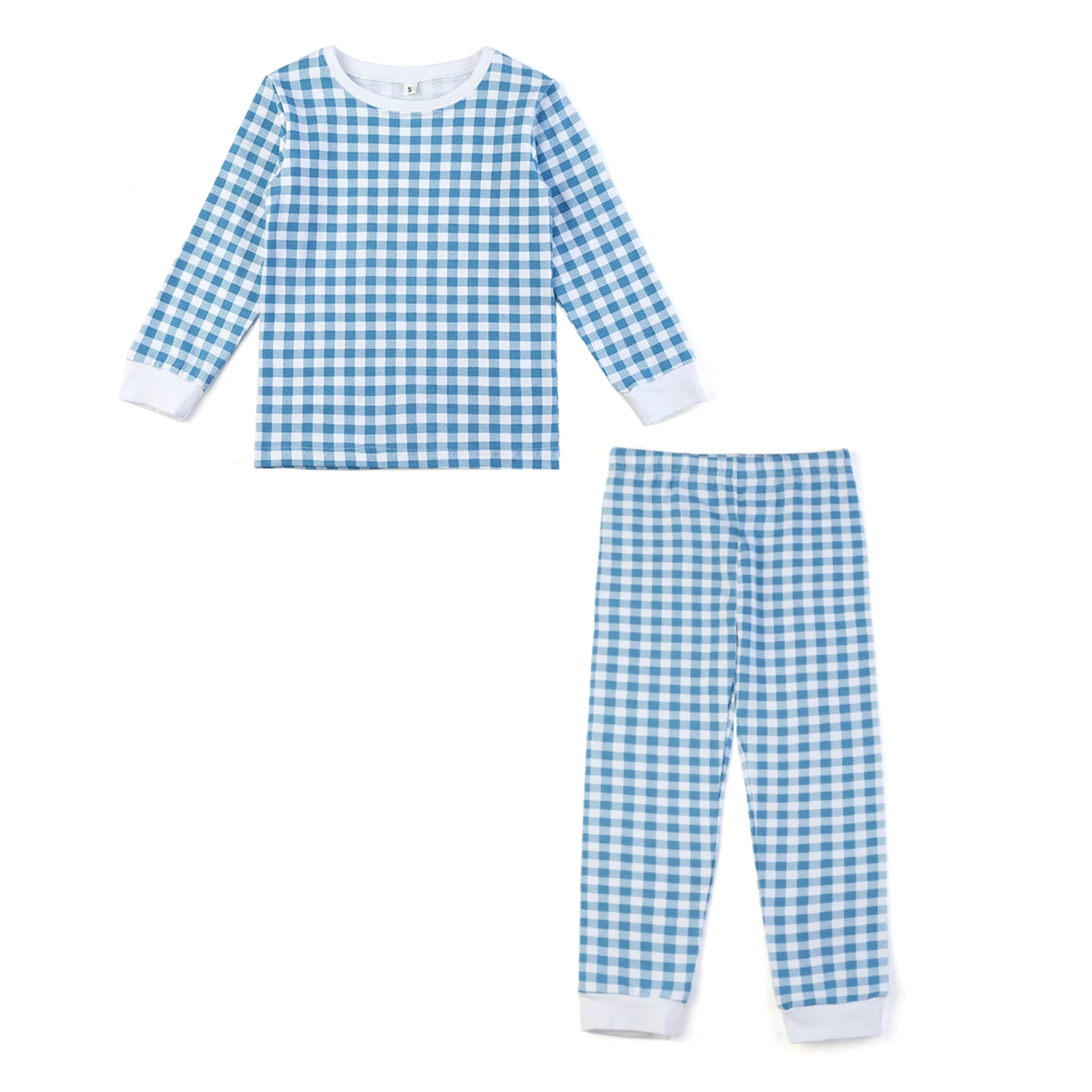 No MOQ Easter cotton knitted short long sleeves pjs soft 2 pieces sets pyjamas kids clothes girls and boys matching pajamas