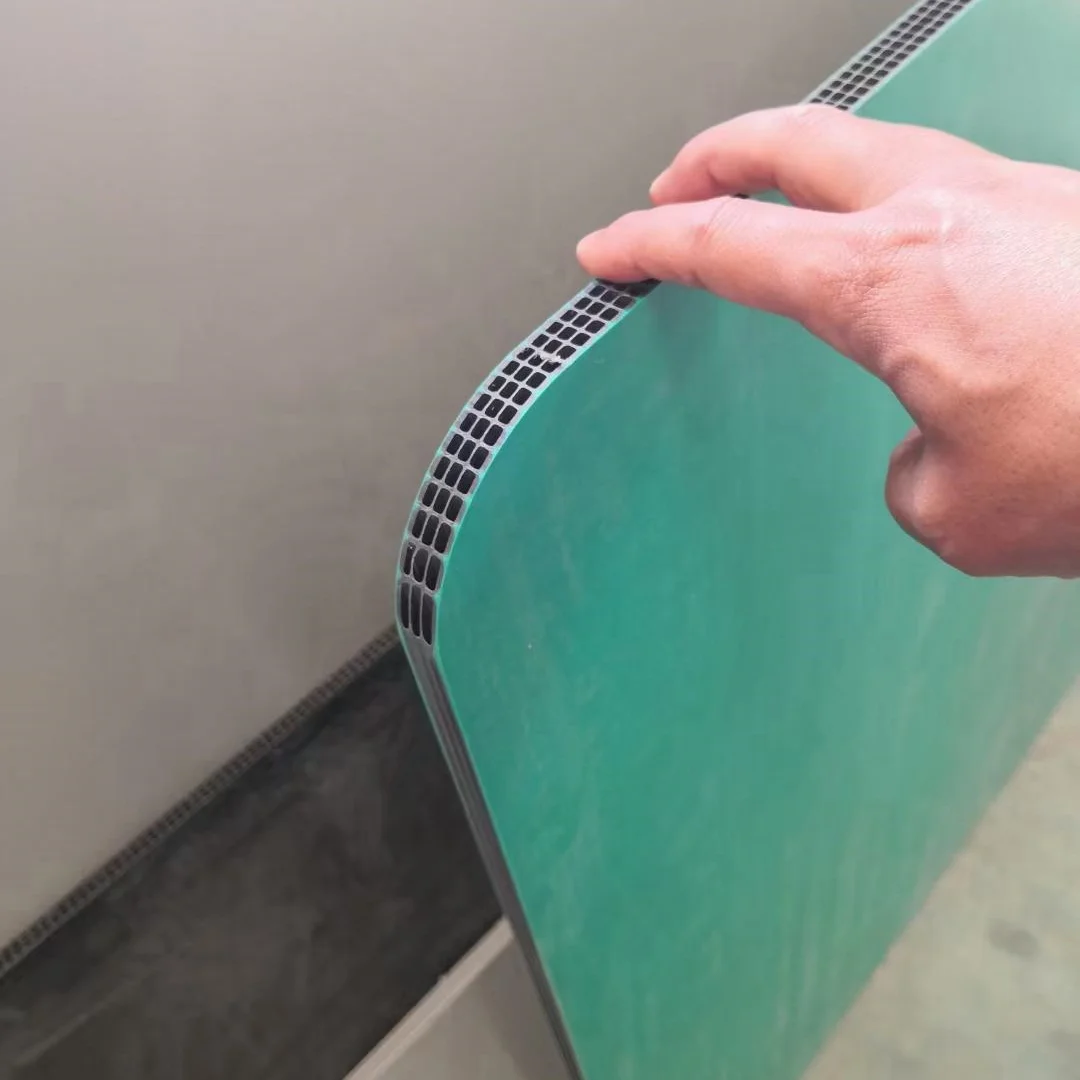 Green color 60 times reuse plastic construction shuttering panels pp concrete