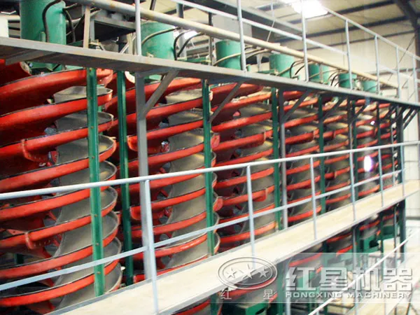 simple structure 0.3-0.02mm ore spiral chute for coltan, cobalt,Mn with factory price