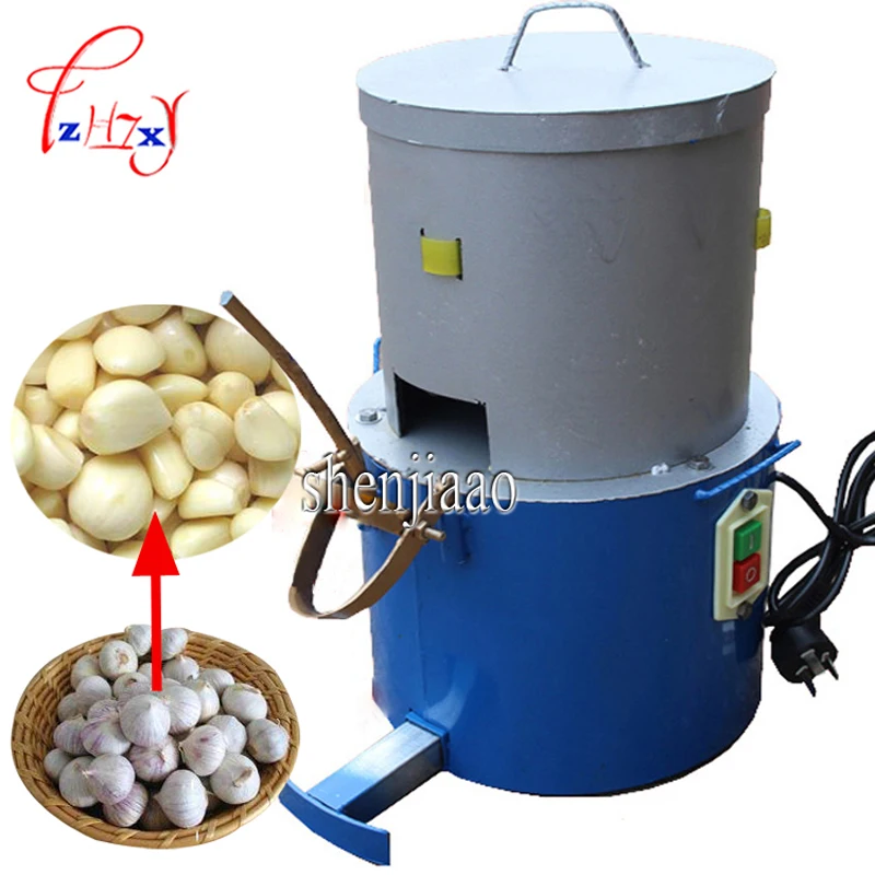 
220V 150W Commercial automatic Mini 18 kg/h garlic peeling machine, garlic peeler, remove garlic skin machine 
