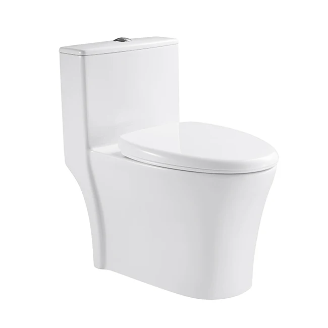 Huida project product Water use 4/6 L PP Soft close  Cover dual flush Jet Siphonic Elongated One-piece Toilet