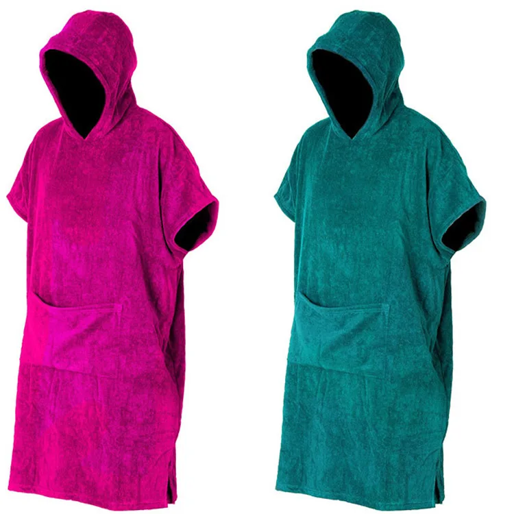 Пользовательское полотенце с капюшоном, пончо, узор, оптовая продажа, хлопковое махровое полотенце для серфинга, пончо
