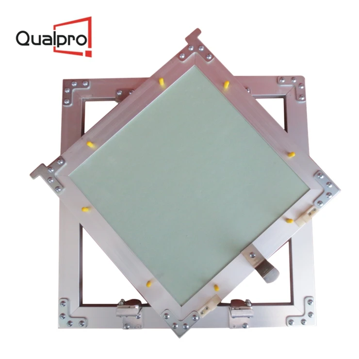 Removable recessed aluminum alloy drywall access covers panel