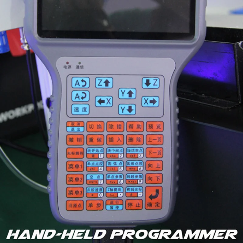 High Quality GREEN Second Generation Dispensing Robot DP500D Cellphone Speaker Hot Melt Glue Automatic Dispenser Machine