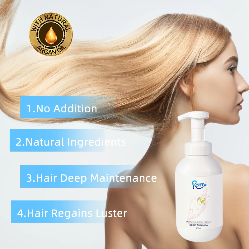 400ml High Quality Hot Sale Mild Formula Disposable Eco friendly Hair Care Shampoo OEM (1600343825417)